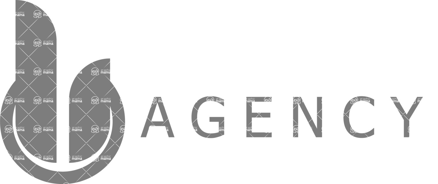 Business Logo Templates - vector graphics in a pack from GraphicMama - Black and White Brand Vector Logo Design